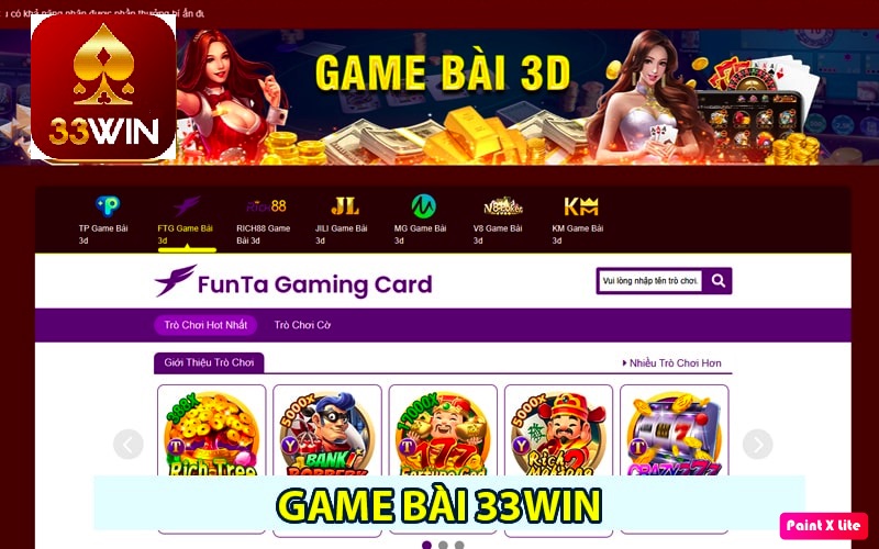 Trải nghiệm game bài 33win siêu giải trí